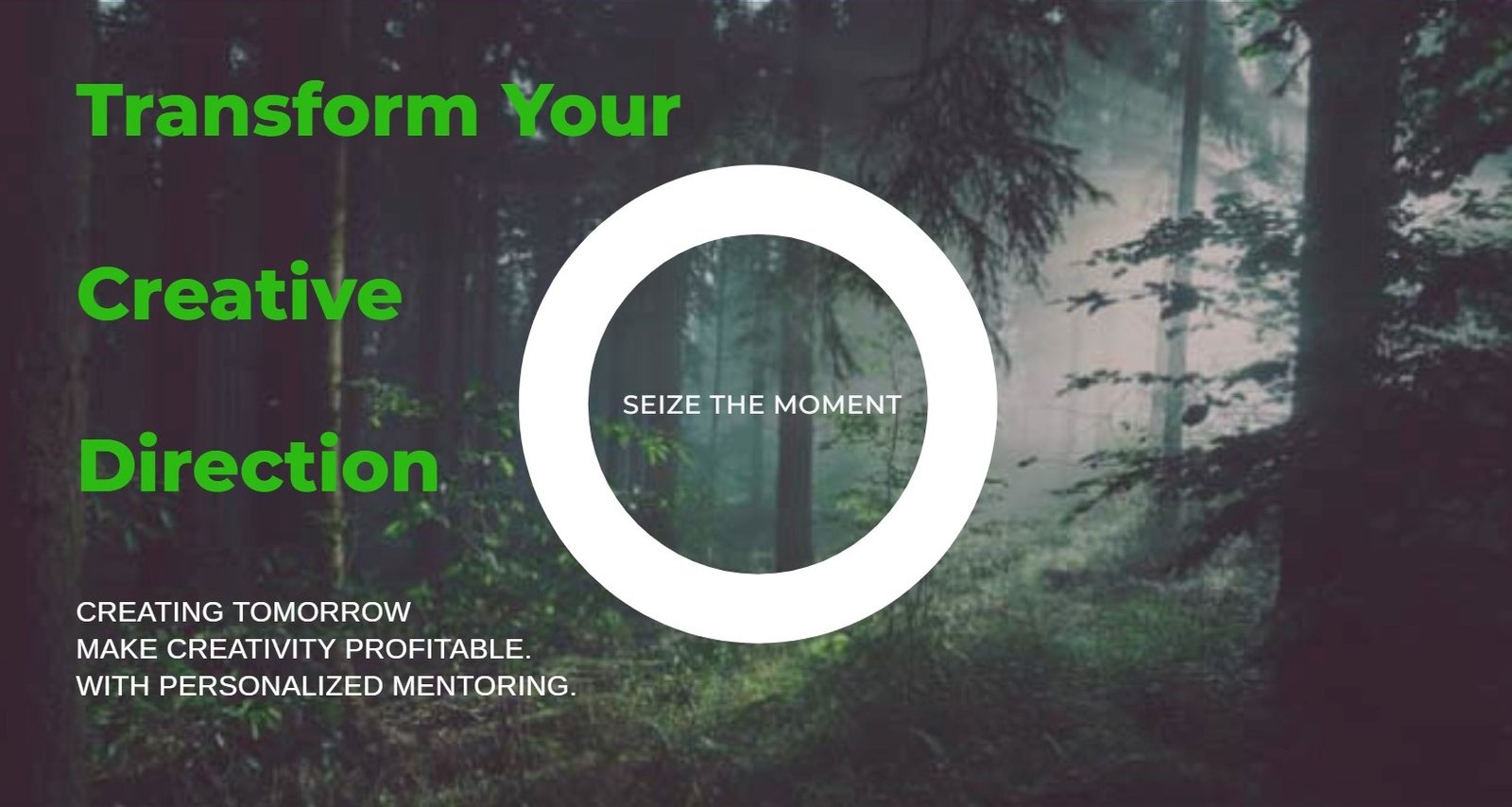 Creative Mentorship & Strategic Guidance Creative Mentorship & Strategic Guidance
